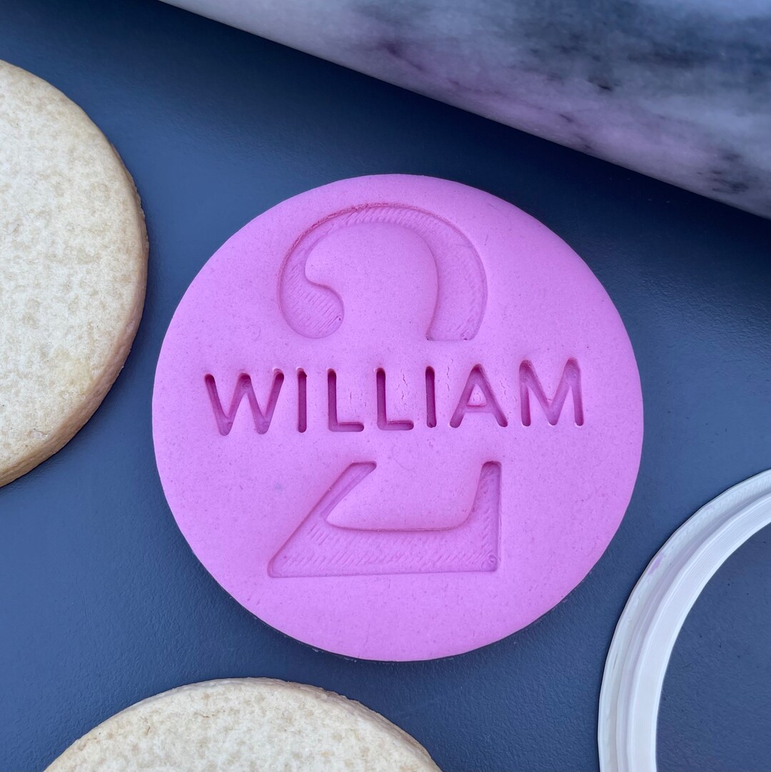 Personalized Numbers Cookies Cutter Stamp Embosser for Etsy