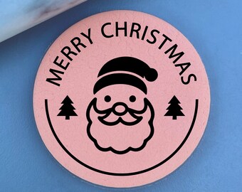Merry Christmas Santa Claus Stamp Embosser For Christmas Cookie and Fondant Cutter High Quality Stamp