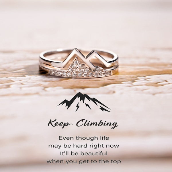 Mountain Ring Etsy
