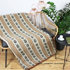 Soft Merino Wool Blanket, Sofa Cover, Throw, Warm blanket, Mothers Day Gift, Yoga Blanket, Eco Friendly