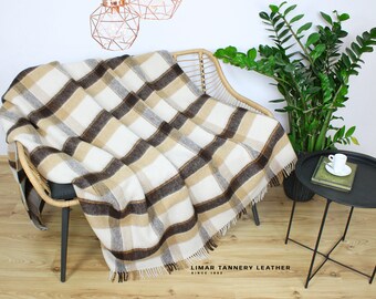 Exclusive 100% Lambswool Blanket, Sofa Cover, Throw, Warm blanket, Mothers Day Gift, Yoga Blanket, Eco Friendly