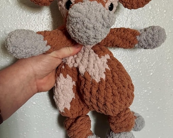 Lovey com nó de vaca (PERSONALIZÁVEL)