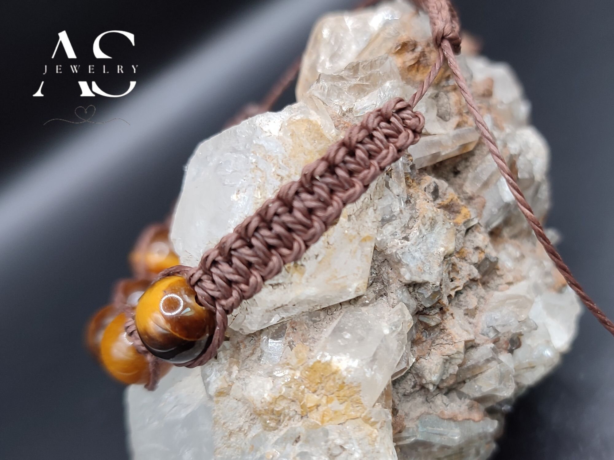 Bracelet tressé Shamballa Perles Naturelles Agate Paon - Homme Femme -  Lithothérapie - DESIRS ESSENTIELS