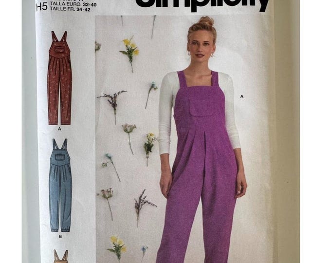 Uncut Simplicity Sewing Pattern S9382 Overalls Long and Short - Etsy