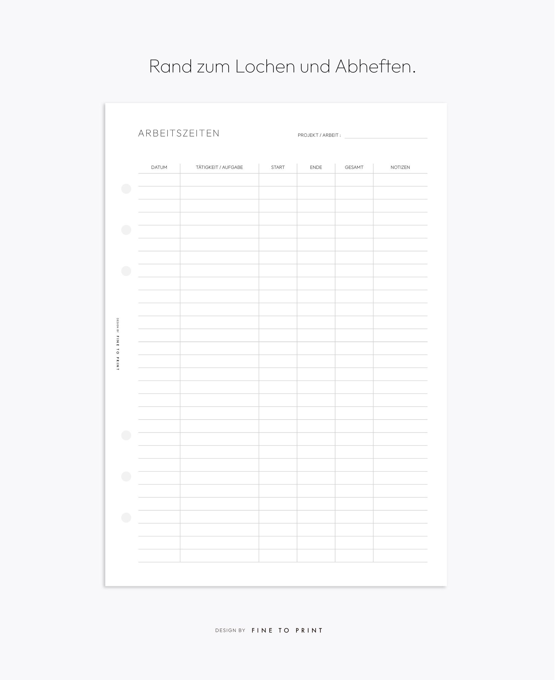 Time Tracker Printable, Time Log, Time Management, Activity Tracker ...