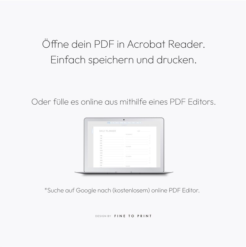 Recipe Template, Recipe Sheet, Recipe Book, Meal Planner, A4, A5 PDF, Download, German image 6