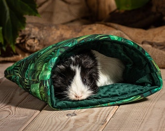 Open Velveteen Snuggle Sack, Guinea Pig, Hedgehog, Rat Sleeping Bag