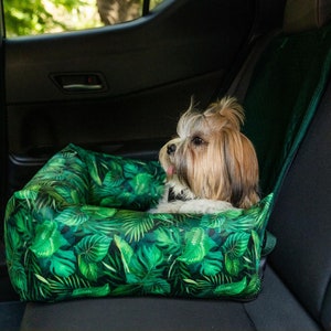 Dog Travel Car Seat, Dog Car Booster Seat, Car dog bed - Removable and Washable