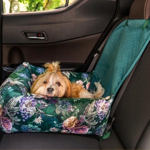 Dog Travel Car Seat, Dog Car Booster Seat, Car dog bed - Removable and Washable