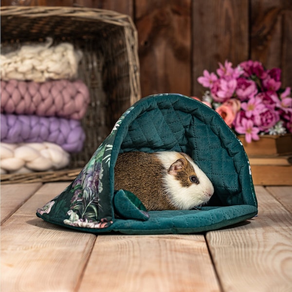 3 Größe - liebliches Muschelbett/Haus für Meerschweinchen, Kaninchen, Igel, Ratten und andere Nager