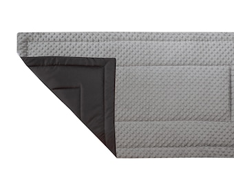 Tapis de cage gris, tapis de revêtement de cage pour cochons d'Inde, hérisson, lapins, rats, chinchillas, tapis de cage pour lapins - plusieurs tailles