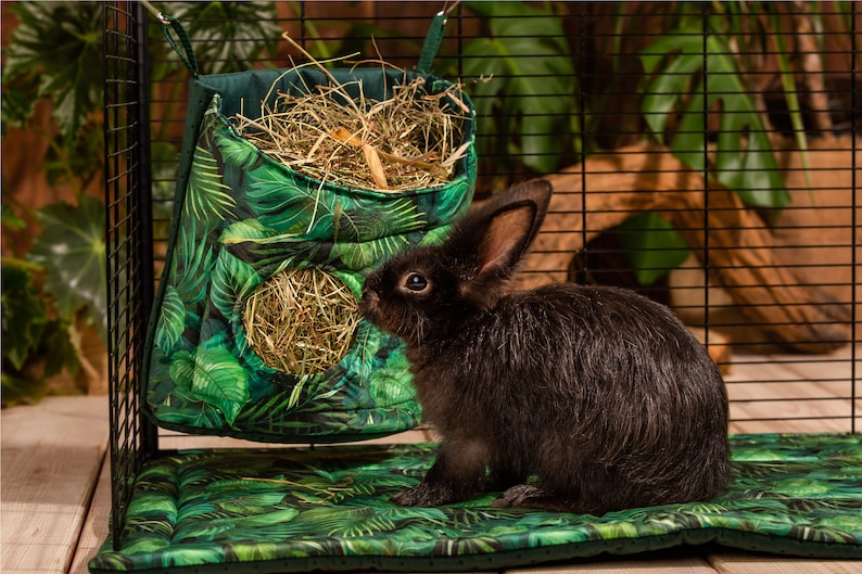 Big hay bag hay feeder for rabbits, guinea pigs and chinchillas image 2