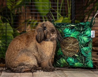 Hay feeder for rabbits, guinea pigs and chinchillas