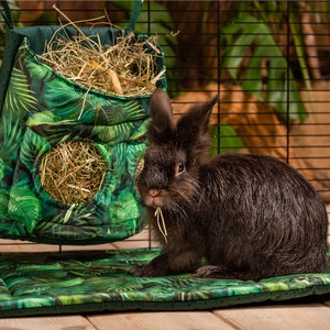 Big hay bag hay feeder for rabbits, guinea pigs and chinchillas image 3