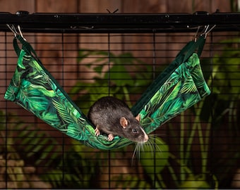 Comfortable hammock for guinea pigs, rats, chinchillas, degus and rabbits, guinea pig hammock, rat hammock, chinchilla hammock