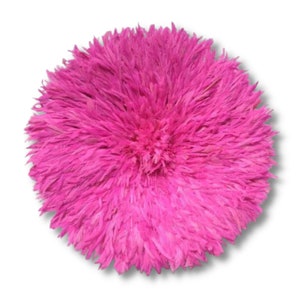 Authentic Juju Hat Pink Fuchsia [5 sizes: 14&quot;, 20&quot;, 26&quot;, 32&quot;, 40&quot;] wall art decor large African artisanat interior design gift idea for her