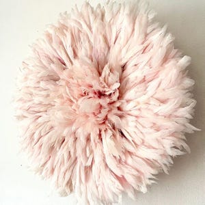 Juju Hat Authentic Light Pink [5 sizes available from 14 to 40 inch ] maximalist Bamileke wall art abundance gift idea Cameroon