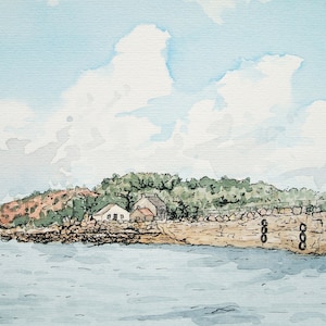 New Grimsby Quay, Tresco - Art Print