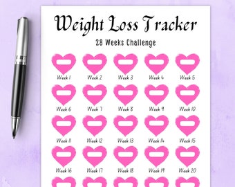 Weight Loss Tracker, Digital Weight Loss Chart, weight loss journal, Pound lost, WeightLoss Track, WeightLoss  Journal, Weigh Loss Track