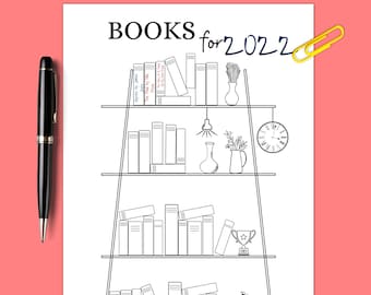 Book Tracker, Book Tracker Bookmark, Book Tracker Journal, Book Tracker Printable, Books I've Read, Reading Challenge, Reading Journal, book