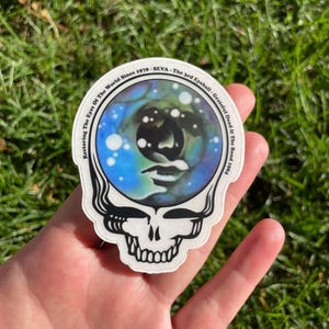 Grateful Dead, The Third Eye Ball-SEVA Stealie sticker