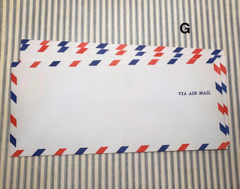 Air Mail Pattern Air Mail Envelopes - Etsy