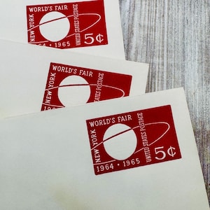 1964/65 World’s Fair 5 Cent Envelopes