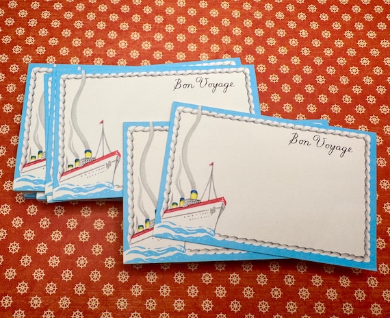 Bon Voyage Visiting Cards