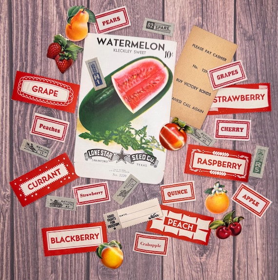 Victory Garden Ephemera - Fruit or Vegetable