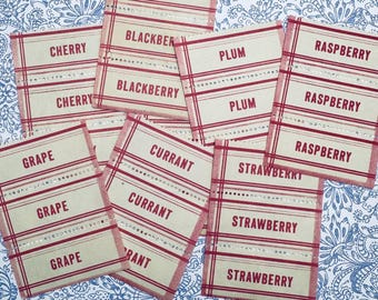 Victory Garden Canning Labels (6 Styles)