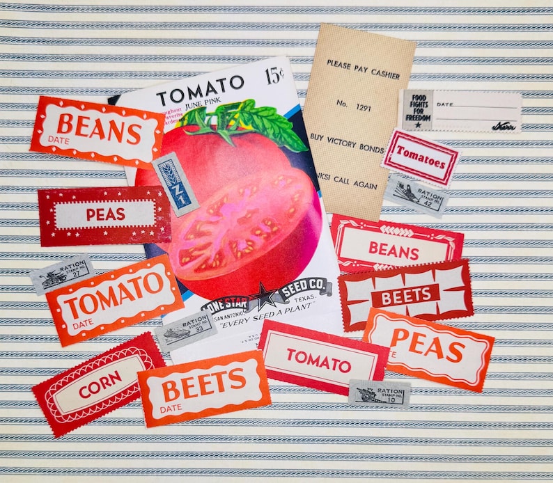 Victory Garden Ephemera - Fruit or Vegetable Vegetable