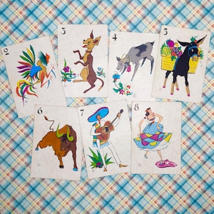Tarjetas de juego de lotería