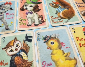 Children’s Animal Rummy Cards - 2 Sizes