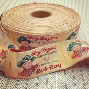 Embroidered Roy Rogers Shirt Label