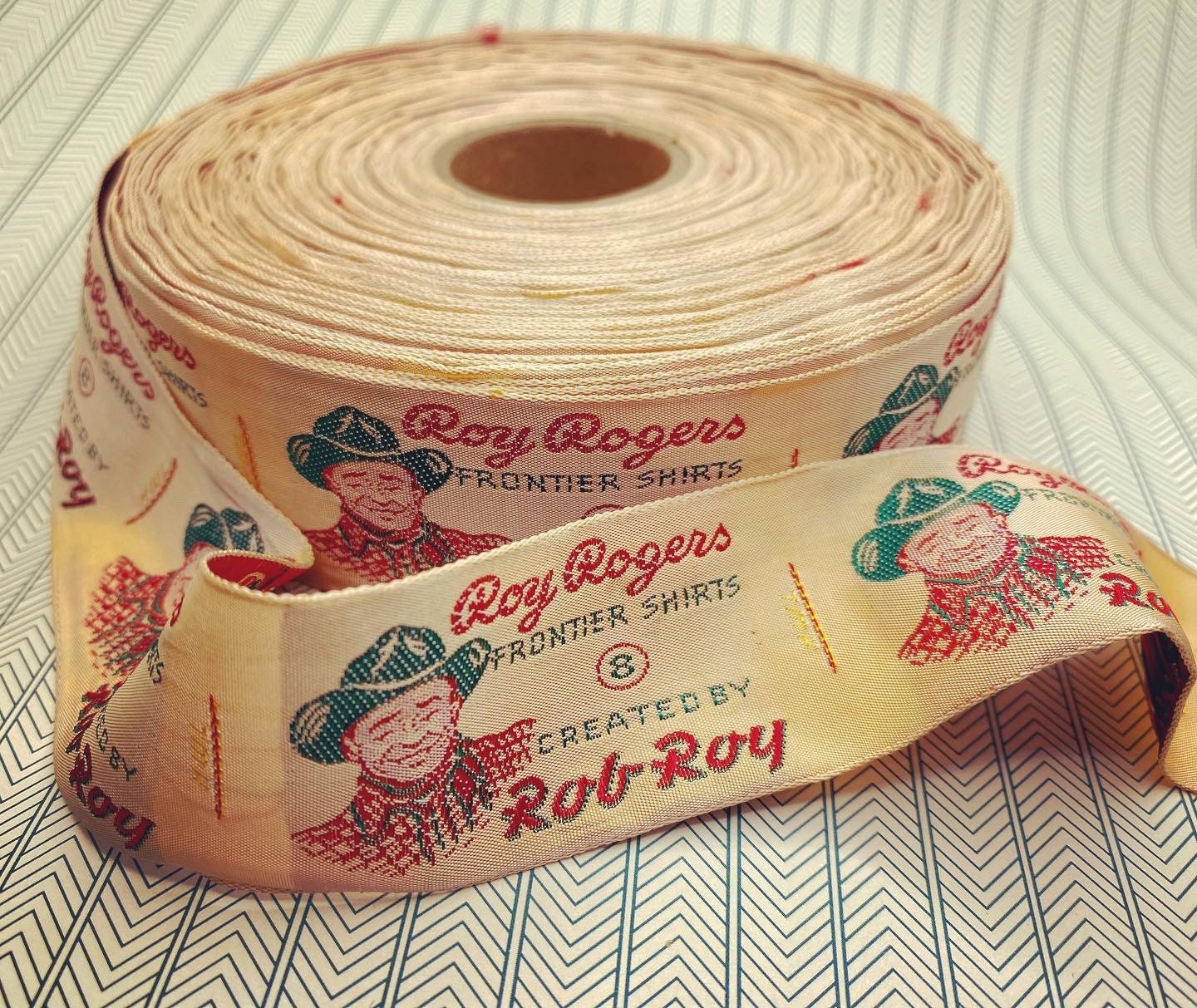 Embroidered Roy Rogers Shirt Label