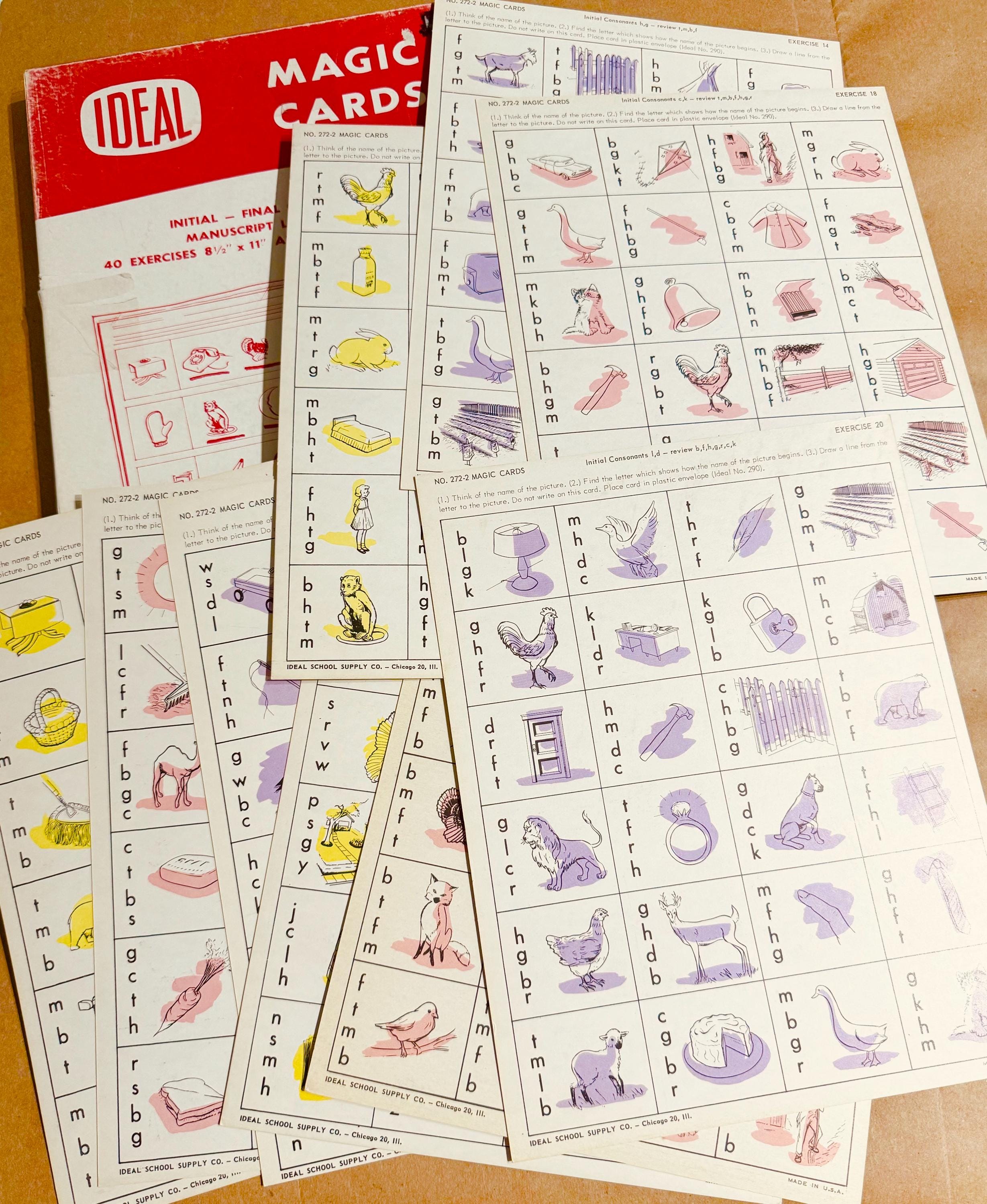 アメリカビンテージ  IDEAL SCHOOL SUPPLY  COMPANY Ideal School Supply - Etsy