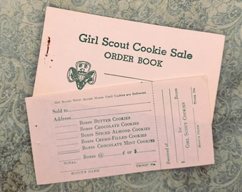 Girl Scout Cookies Sales Receipt