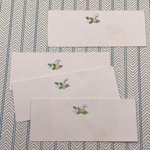 Conjuntos de cartões de lugar florais