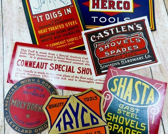 Tool and Broom Labels