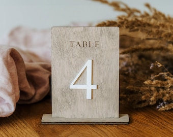 Rustic Table Numbers for Weddings, Wooden Table Signs for Reception, Custom Wedding Sign for Events, Freestanding Table Numbers for Decor