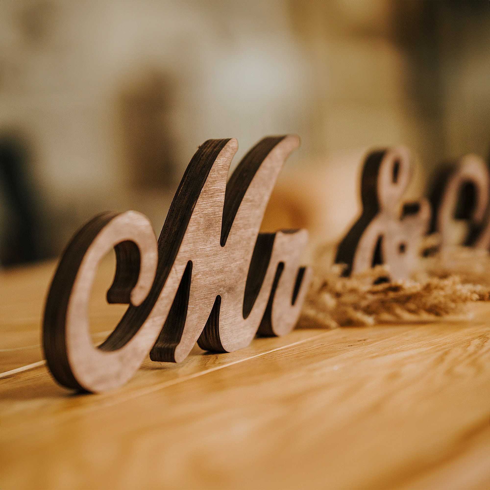 Wooden Mr and Mrs Sign for Wedding Table, Mr and Mrs Sign for Wedding ...