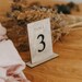 Boho Wooden Table Numbers for Rustic Wedding Decor, Event Table Numbers ...
