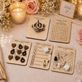 Wooden Mini Games with Custom Names for Unique Wedding Favors product logo