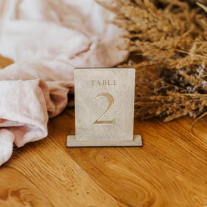 Boho Wooden Table Numbers for Rustic Wedding Decor, Event Table Numbers ...