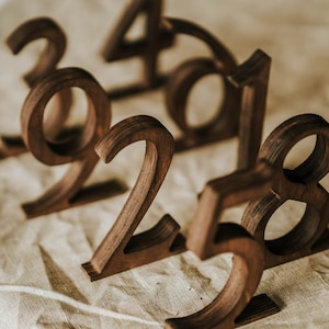 Numeri da tavolo rustici 1 - 100 per matrimoni in fattoria, eleganti cartelli da tavolo in legno per ricevimenti di nozze, numeri da tavolo in legno per eventi