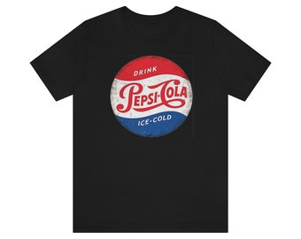 PEPSI-COLA | Retro Logo Short-sleeve Unisex t-shirt (Up to 3XL)