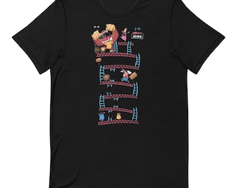 DONKEY KONG | Retro Game Short-sleeve Unisex T-Shirt (Up to 5xl)