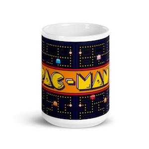 Pac-Man | Retro Game White glossy mug | 11oz | 15oz