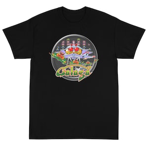 Japan Galaga 1981 Game T-shirt, Japanese Galaga Arcade
