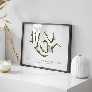 Wellen Park Golf & Country Club, Florida - Golf Course Map | Golf Gift, Golf Print, Golf Art, Golf Decor, Office Decor
